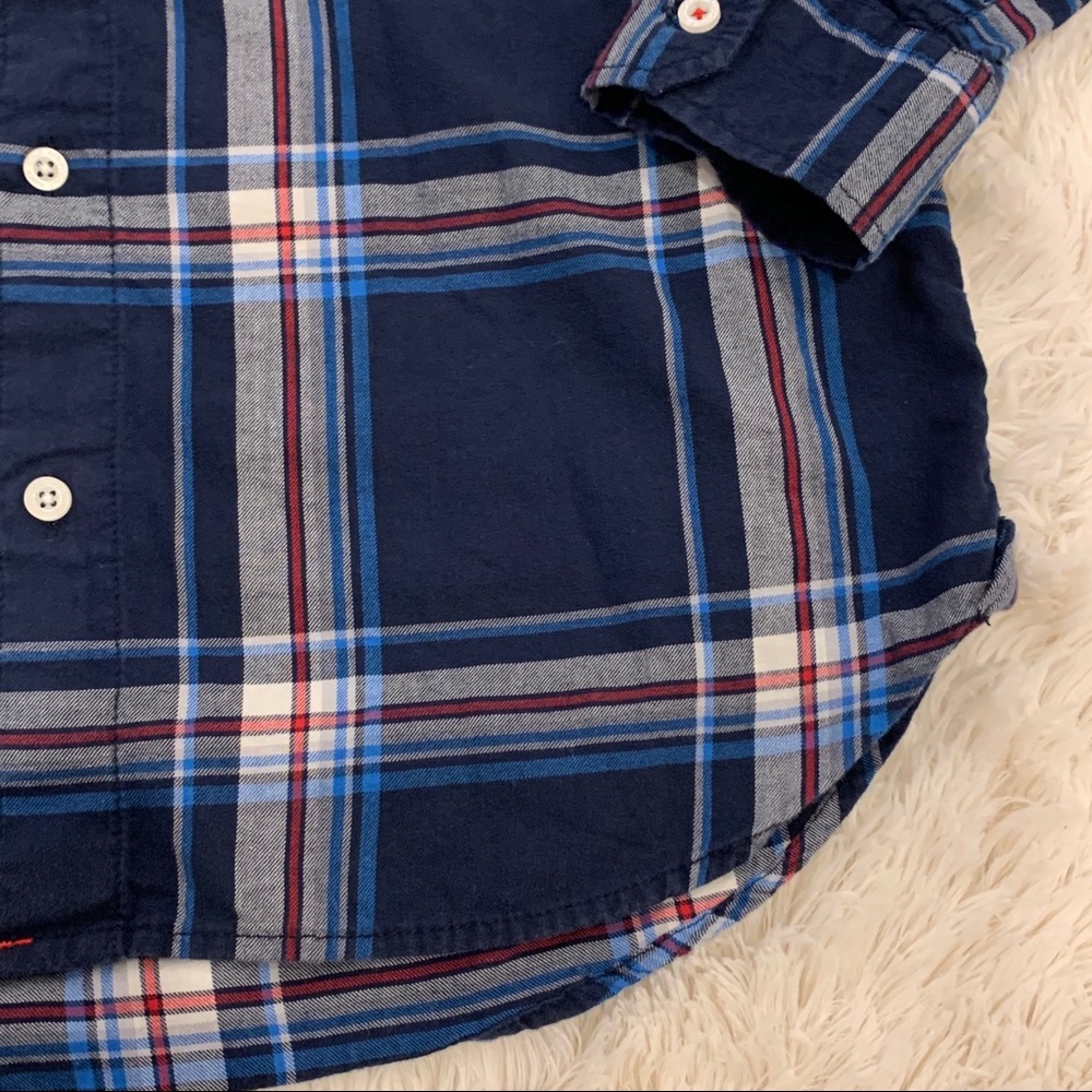 Aeropostale Men’s MEDIUM Shirt Long Sleeve Plaid - Picture 3 of 5